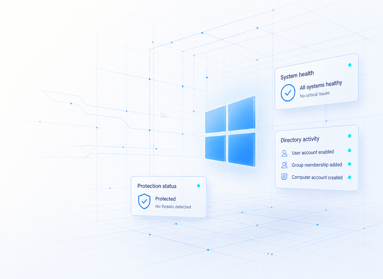 Windows system health and protection overview